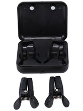 Kink Merci Vibro Grippers Vibrating Nipple Clamps Rechargeable With Case Black